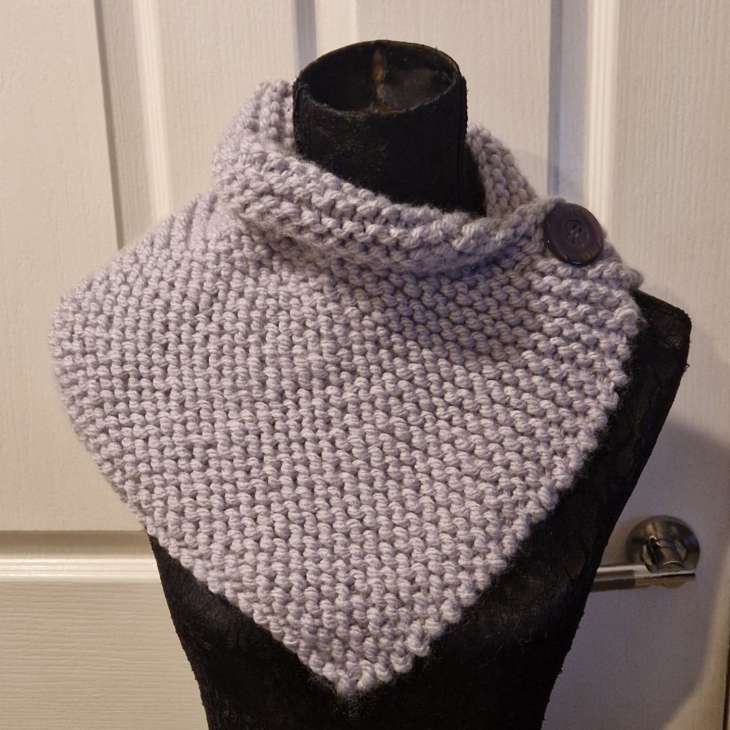 Super Chunky Pale Lilac Neck Wrap