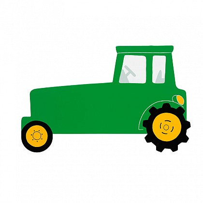Green Tractor Name Plaque