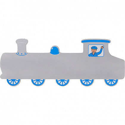 Long Silver Train Name Plaque