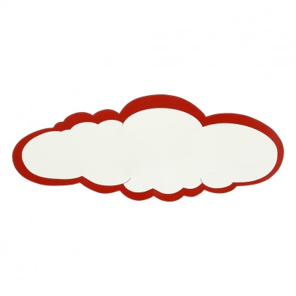 Red Edged Cloud Name Plaque