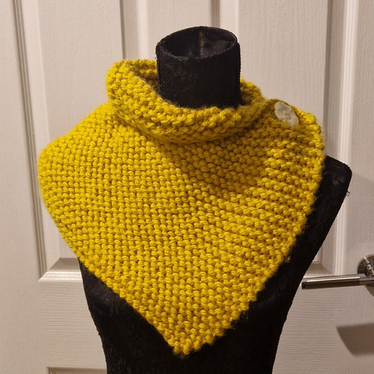 Super Chunky Mustard Neck Wrap