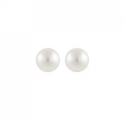 8mm Pearl Stud Earrings