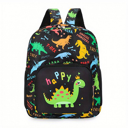 Dinosaur Backpack (Black)