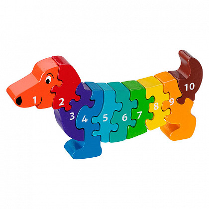 1-10 Dog Jigsaw